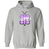 Go. Fight. Pow! - GLITTER Logo Hoodie