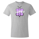 Go. Fight. Pow! - GLITTER Logo Youth T-Shirt