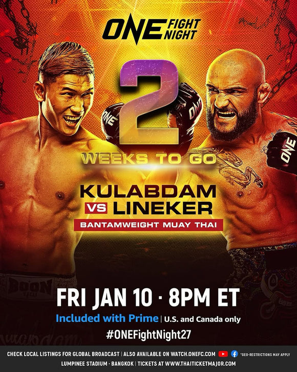 John Lineker Fights Kulabdam at ONE Fight Night 27 in Two Weeks