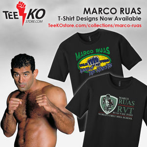 New T-Shirts and Hooded Sweatshirts for MMA Fighter Marco Ruas!