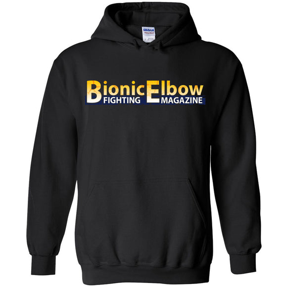 Go. Fight. Pow! - Bionic Elbow Fighting Magazine Hoodie